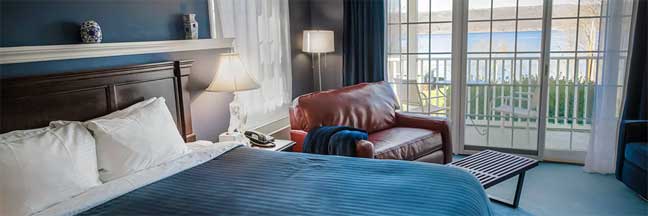 Private bedroom and bath for each writer.